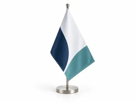 Table Flags — illustrative product concept on a clean background